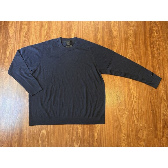 Nike TW Tiger Woods Collection Knit Golf Sweater Wool Blend CU9782-451 Men XXL